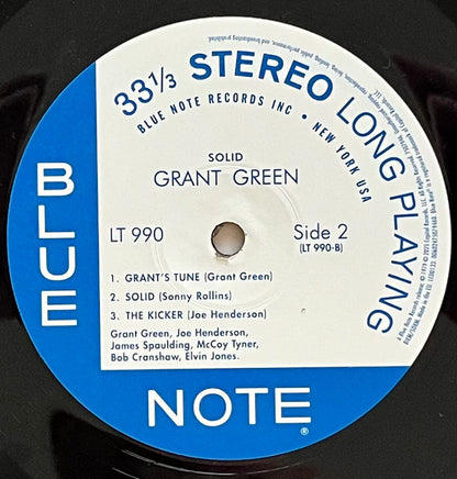 Grant Green : Solid (LP, Album, RE, 180)