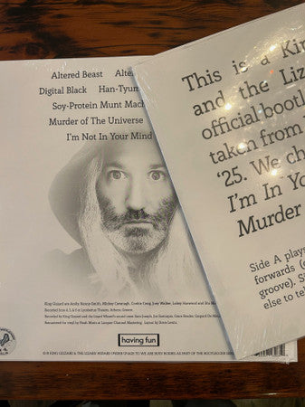 King Gizzard And The Lizard Wizard : Songs from I'm In Your Mind Fuzz & Murder of the Universe - Live in Athens '25 (LP)