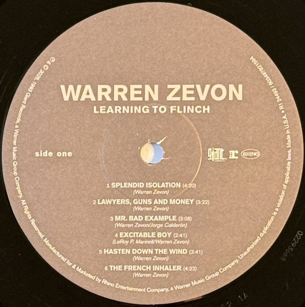 Warren Zevon : Learning To Flinch (2xLP, Album, RE, RP)