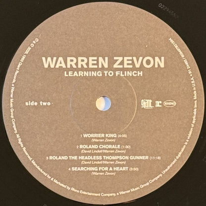 Warren Zevon : Learning To Flinch (2xLP, Album, RE, RP)