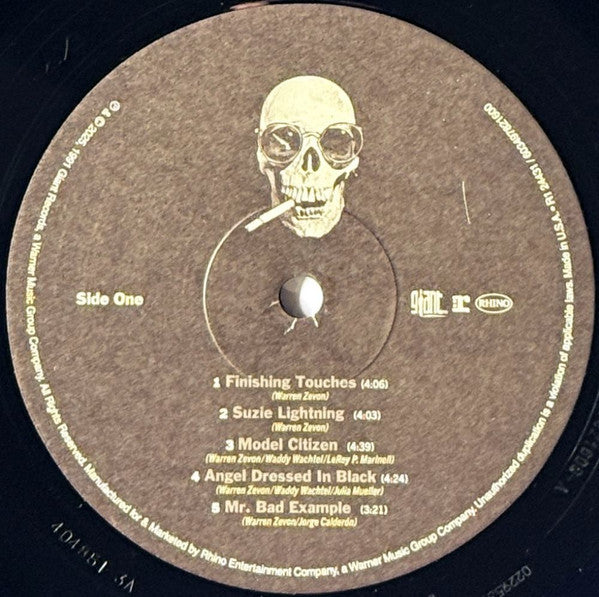 Warren Zevon : Mr. Bad Example (LP, Album, RE, RP)