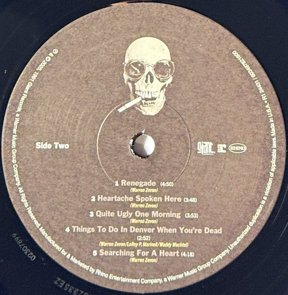 Warren Zevon : Mr. Bad Example (LP, Album, RE, RP)