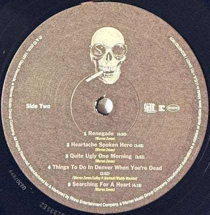 Warren Zevon : Mr. Bad Example (LP, Album, RE, RP)