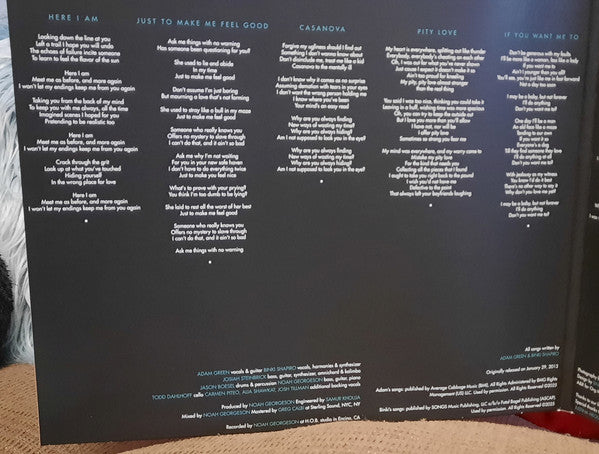 Adam Green & Binki Shapiro : Adam Green & Binki Shapiro (LP, Album, RE, Aqu)