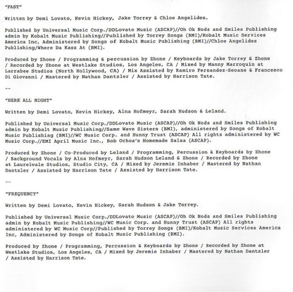 Demi Lovato : It's Not That Deep (CD, Album, Ltd, Sig)