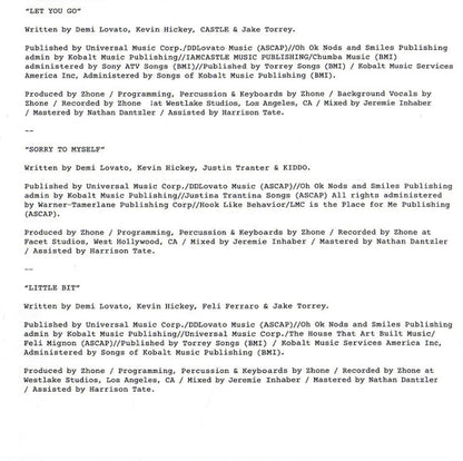 Demi Lovato : It's Not That Deep (CD, Album, Ltd, Sig)