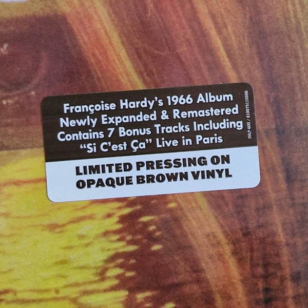 Françoise Hardy : La Maison Où J'ai Grandi (LP, Album, RE, RM, Opa)