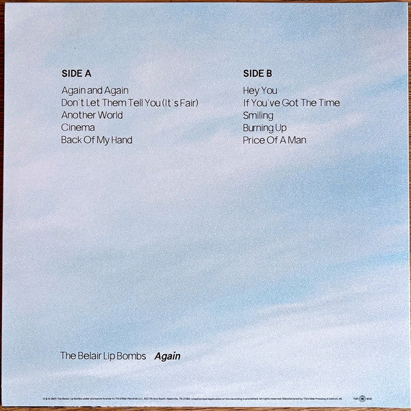 The Belair Lip Bombs : Again (LP, Album, Sky)