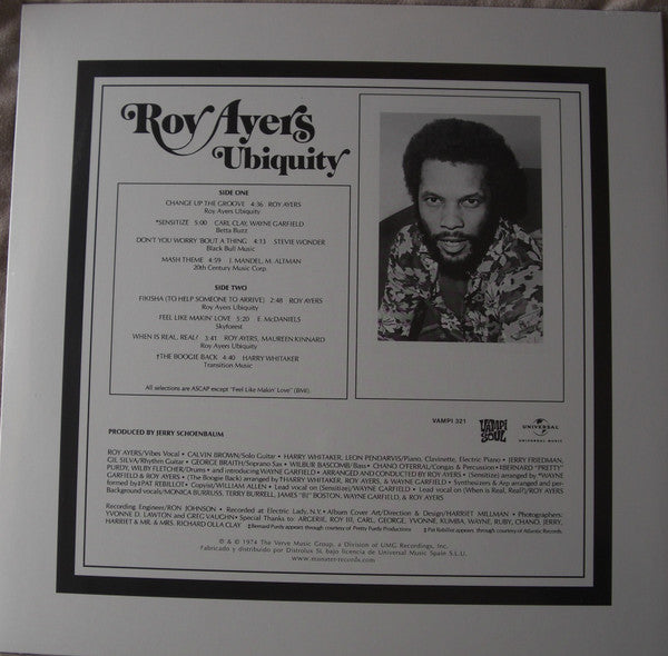 Roy Ayers Ubiquity : Change Up The Groove (LP, Album, RE, RM, 180)