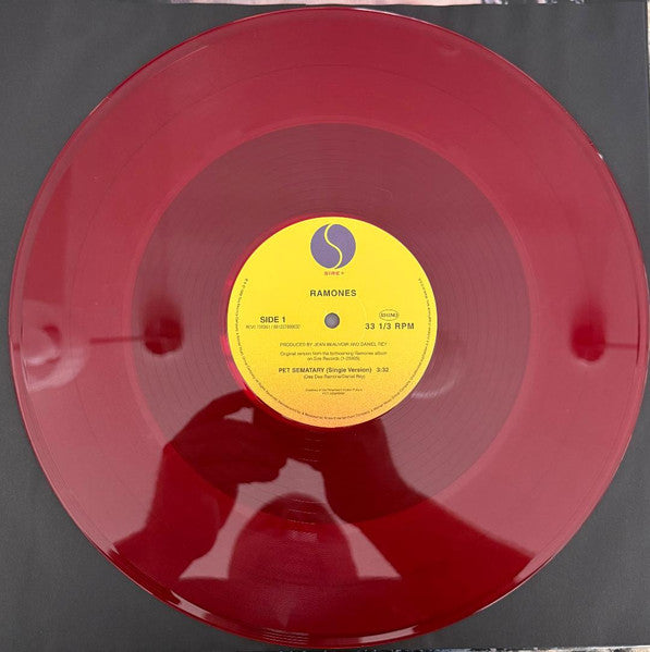 Ramones : Pet Sematary (12", Maxi, Ltd, RE, Red)