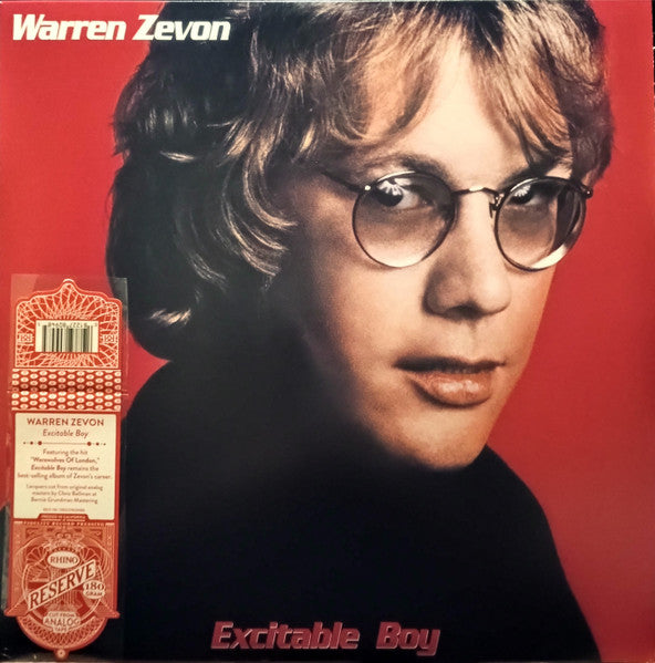 Warren Zevon : Excitable Boy (LP, Album, RE, 180)