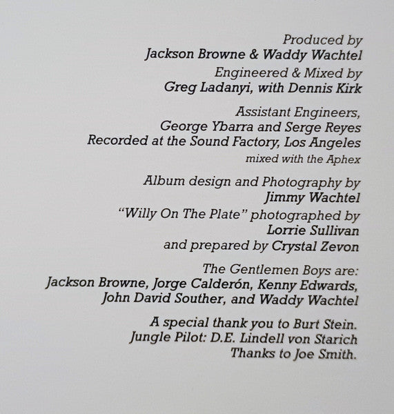 Warren Zevon : Excitable Boy (LP, Album, RE, 180)