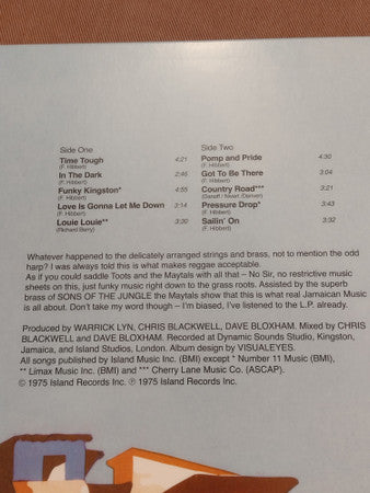 Toots & The Maytals : Funky Kingston (LP, Album, RE, Opt)