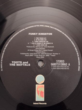 Toots & The Maytals : Funky Kingston (LP, Album, RE, Opt)