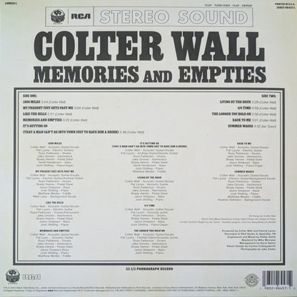 Colter Wall : Memories and Empties (LP, Album, Opa)