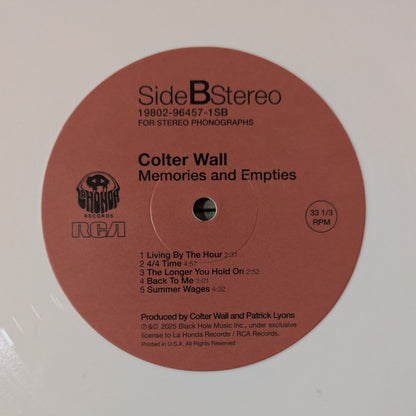 Colter Wall : Memories and Empties (LP, Album, Opa)