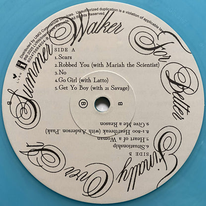 Summer Walker : Finally Over It (2xLP, Album, Tra)