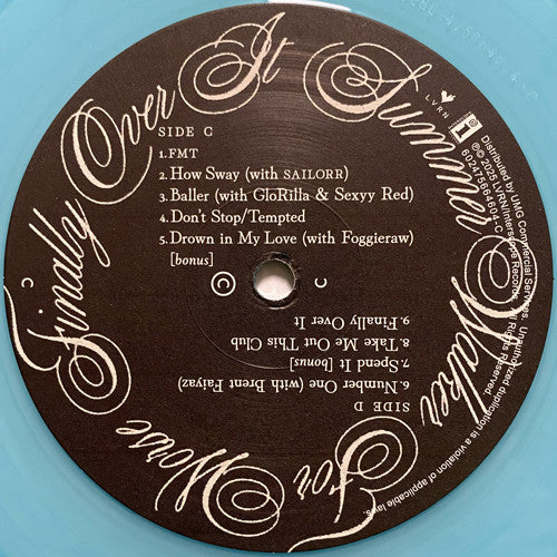 Summer Walker : Finally Over It (2xLP, Album, Tra)