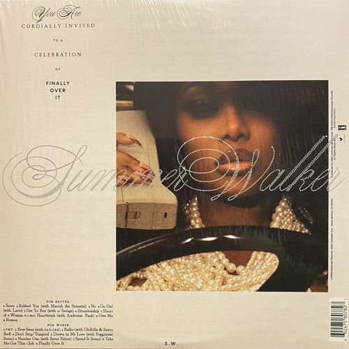 Summer Walker : Finally Over It (2xLP, Album, Opa)