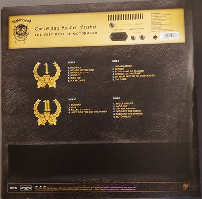 Motörhead : Everything Louder Forever (2xLP, Comp, Gol)