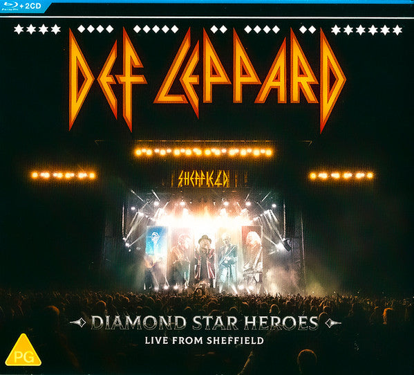 Def Leppard : Diamond Star Heroes: Live From Sheffield (Blu-ray, LPC + 2xCD)