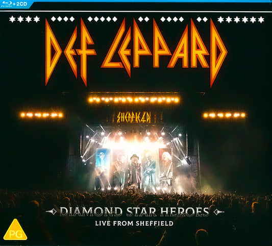 Def Leppard : Diamond Star Heroes: Live From Sheffield (Blu-ray, LPC + 2xCD)