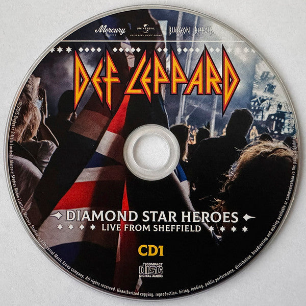 Def Leppard : Diamond Star Heroes: Live From Sheffield (Blu-ray, LPC + 2xCD)