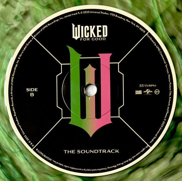 Stephen Schwartz : Wicked: For Good (The Soundtrack) (2xLP, Album, Gre)