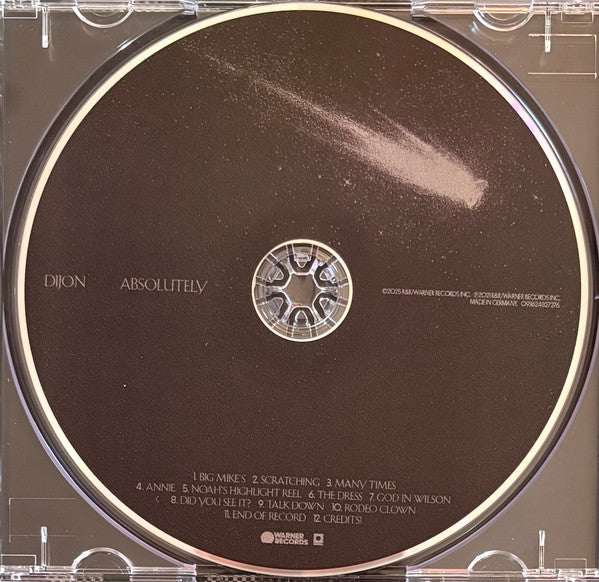 Dijon (7) : Absolutely (CD, Album, RE)