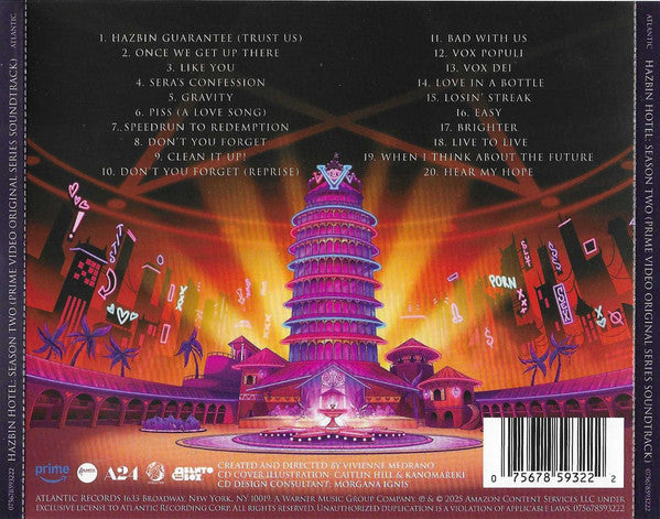 Hazbin Hotel : Hazbin Hotel: Season Two (Original Soundtrack) (CD, Album)