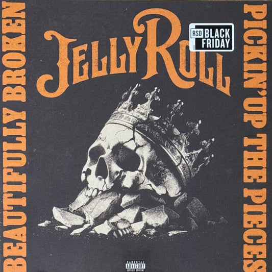 Jelly Roll (3) : Beautifully Broken (Pickin' Up The Pieces) (LP, Album, RSD, Ltd, Bla)