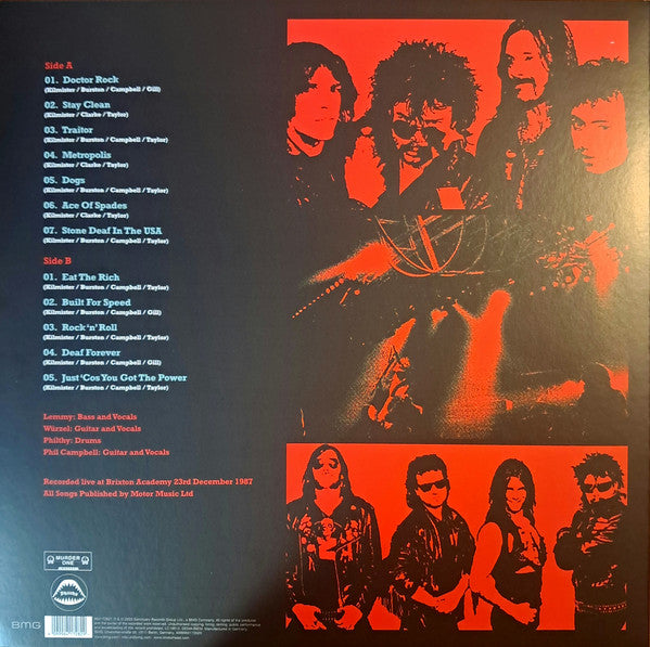 Motörhead : Live At Brixton '87 (LP, Album, RSD, RE, Red)
