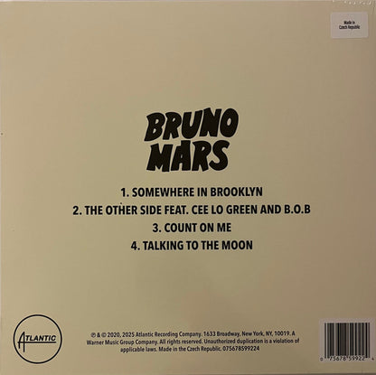 Bruno Mars : It's Better If You Don't Understand (10", EP, RSD)