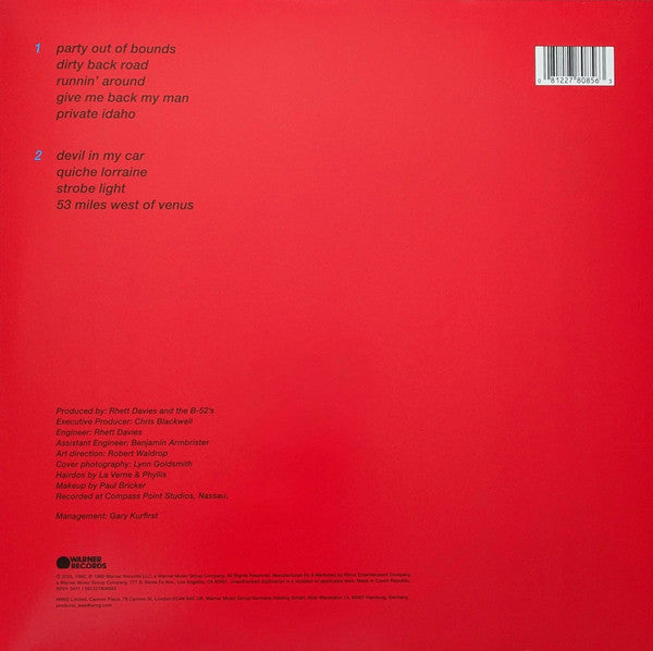 The B-52's : Wild Planet (LP, Album, RSD, Pic, RE)