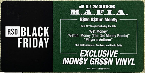 Junior M.A.F.I.A. : Been Gettin' Money (The Get Money 30th Anniversary) (12", RSD, Gre)
