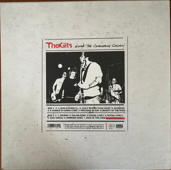 The Gits (2) : Enter: The Conquering Chicken (LP, Album, Ltd, RE, Cle)