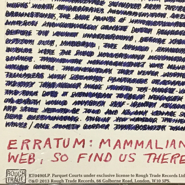 Parquet Courts : Light Up Gold (LP, Album, RE)