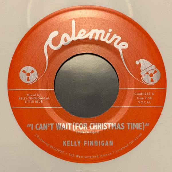 Kelly Finnigan : I Can't Wait (For Christmas Time) (7", Single, Whi)