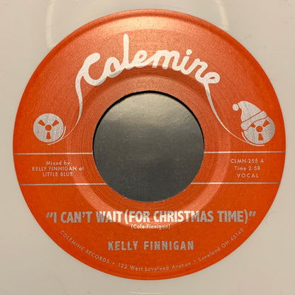 Kelly Finnigan : I Can't Wait (For Christmas Time) (7", Single, Whi)