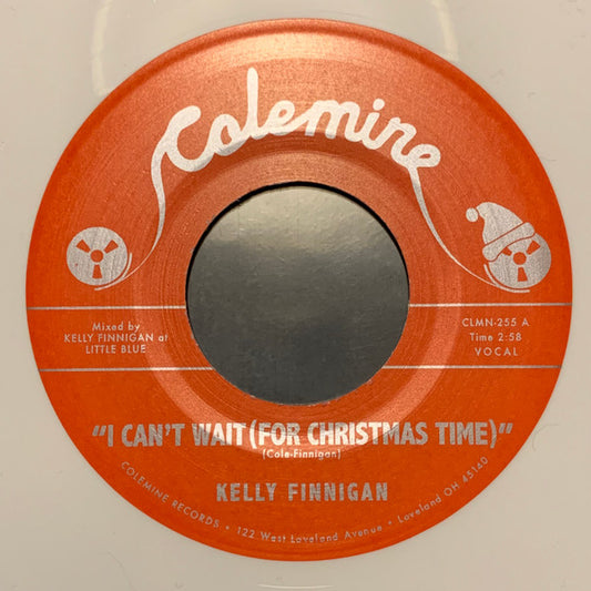 Kelly Finnigan : I Can't Wait (For Christmas Time) (7", Single, Whi)