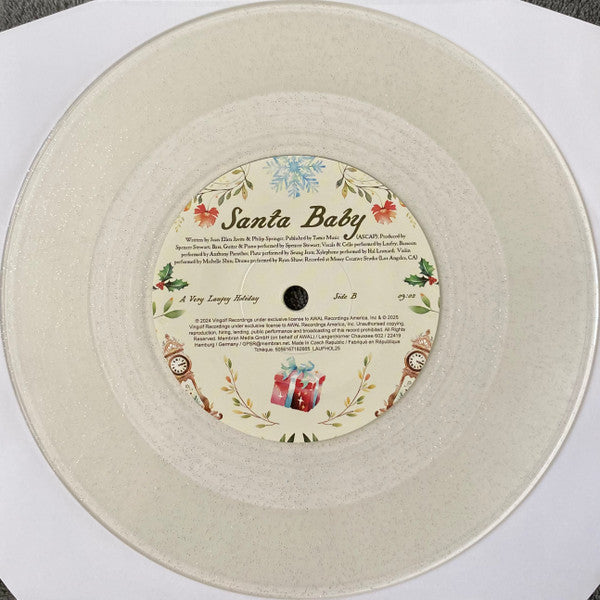 Laufey (2) : A Very Laufey Holiday: The Santa Claus Is Comin’ To Town Edition (7", Single, Mil)