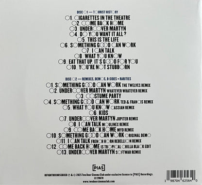 Two Door Cinema Club : Tourist History (CD, Album, RE + CD, Comp + Dlx, 15t)