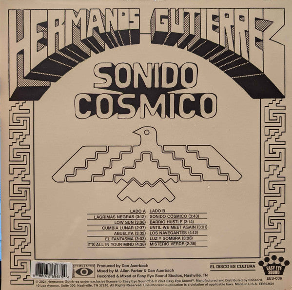 Hermanos Gutiérrez (2) : Sonido Cosmico (LP, Ltd, Cle)