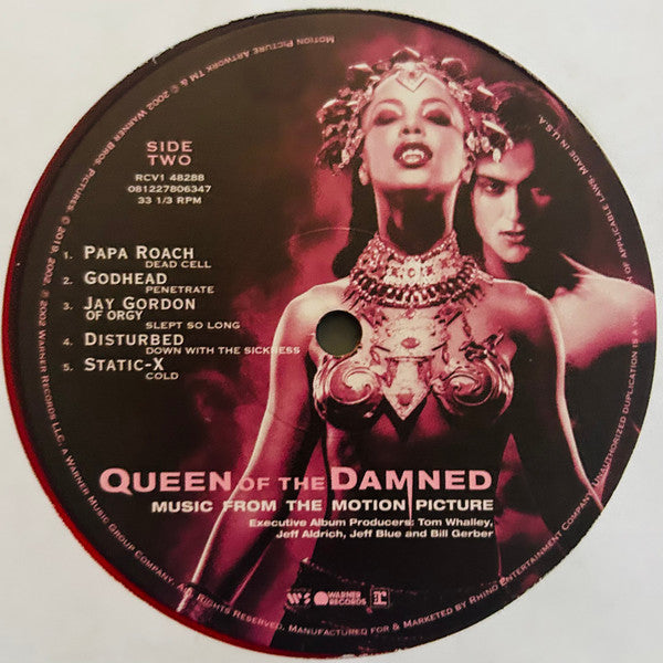 Various : Queen Of The Damned (Music From The Motion Picture) (LP + LP, S/Sided, Etch + Album, RE, Red)
