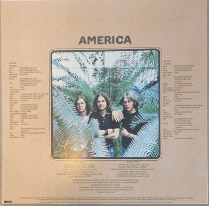 America (2) : America (LP, Album, RE, 180)