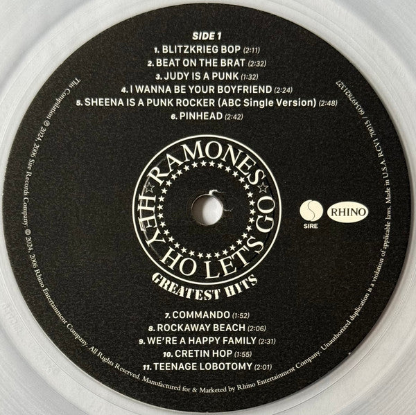 Ramones : Greatest Hits (LP, Comp, RE, Cle)