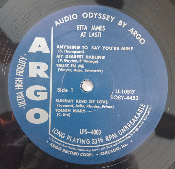 Etta James : At Last! (LP, Album, RE, RM, 180)