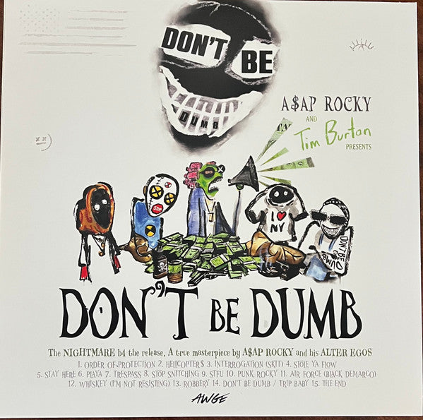 ASAP Rocky : Don't Be Dumb (LP + LP, Whi + Album)