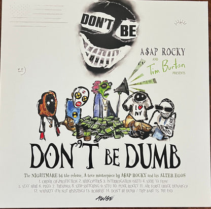 ASAP Rocky : Don't Be Dumb (LP + LP, Whi + Album)