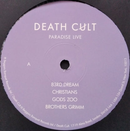 Death Cult : Paradise Live (2xLP, Album, Whi)